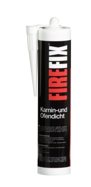 Firefix - Kamin- Und Ofendicht 315 Ml Feuerfest Dichtmasse Hitzebeständig Kamin