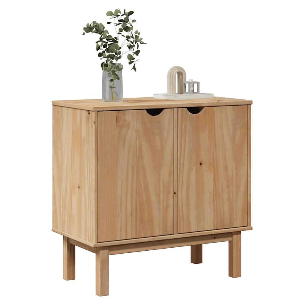 Armoire De Couloir Otta 75x40x75 Cm Bois De Pin Massif - Vidaxl