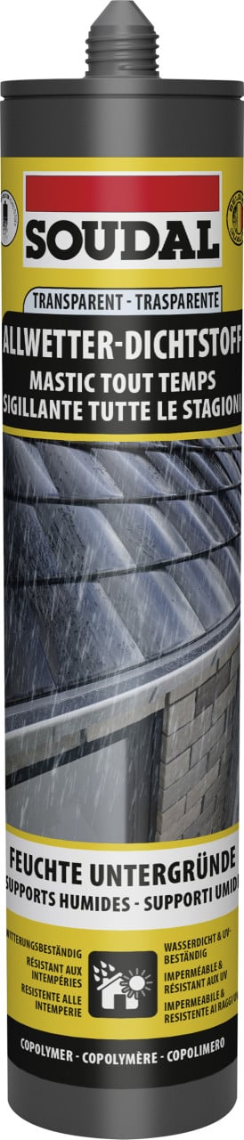 Soudal Allwetter-dichtstoff Transparent 300 Ml Dichtmaterialien