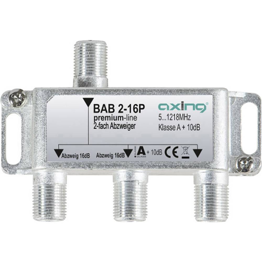 Axing BAB 2-16P Kabel-TV Abzweiger 2-fach 5 - 1218 MHz