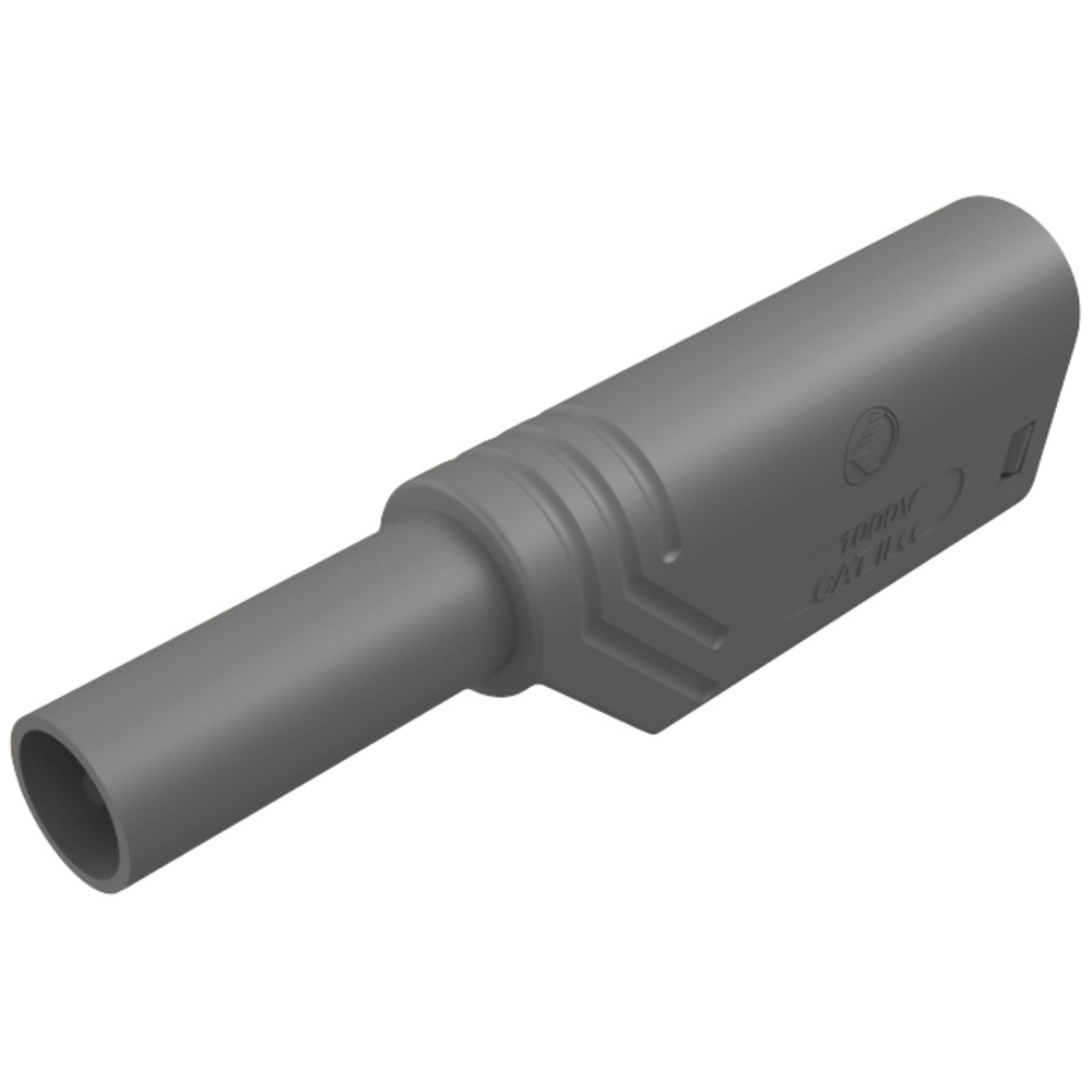 Sks Hirschmann Grau Las S G Sicherheits-Lamellenstecker Stecker, Gerade Stift-Ø: 4 Mm 1 St.