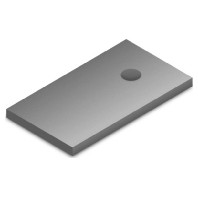 2002546  - Adapterblech f.M10 50x90, alu 2002546 - Image 3