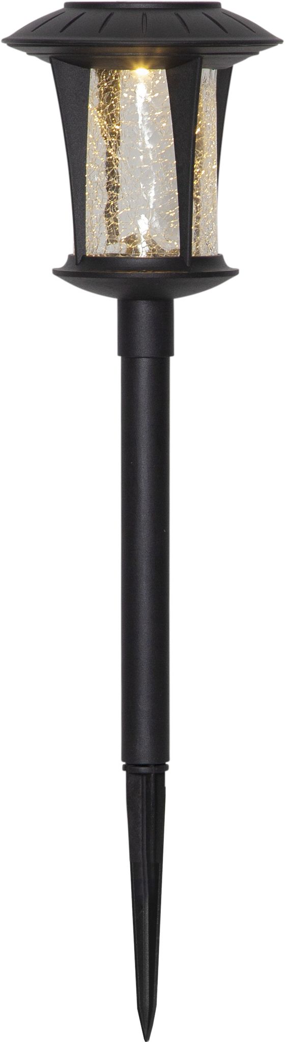Best Season Schwarz Led-Solar-Pathlights, 2Er Set Ca.12x32 Cm