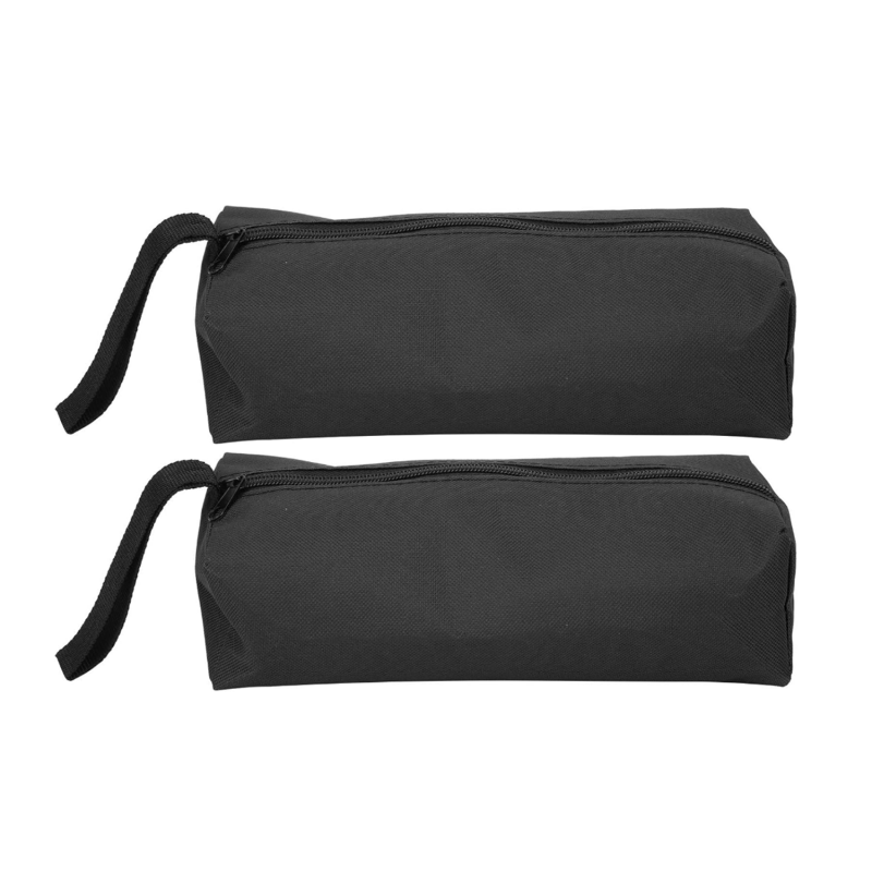 Sac à outils petit format en tissu Oxford 600D, noir, multiusage pour électricien et réparation