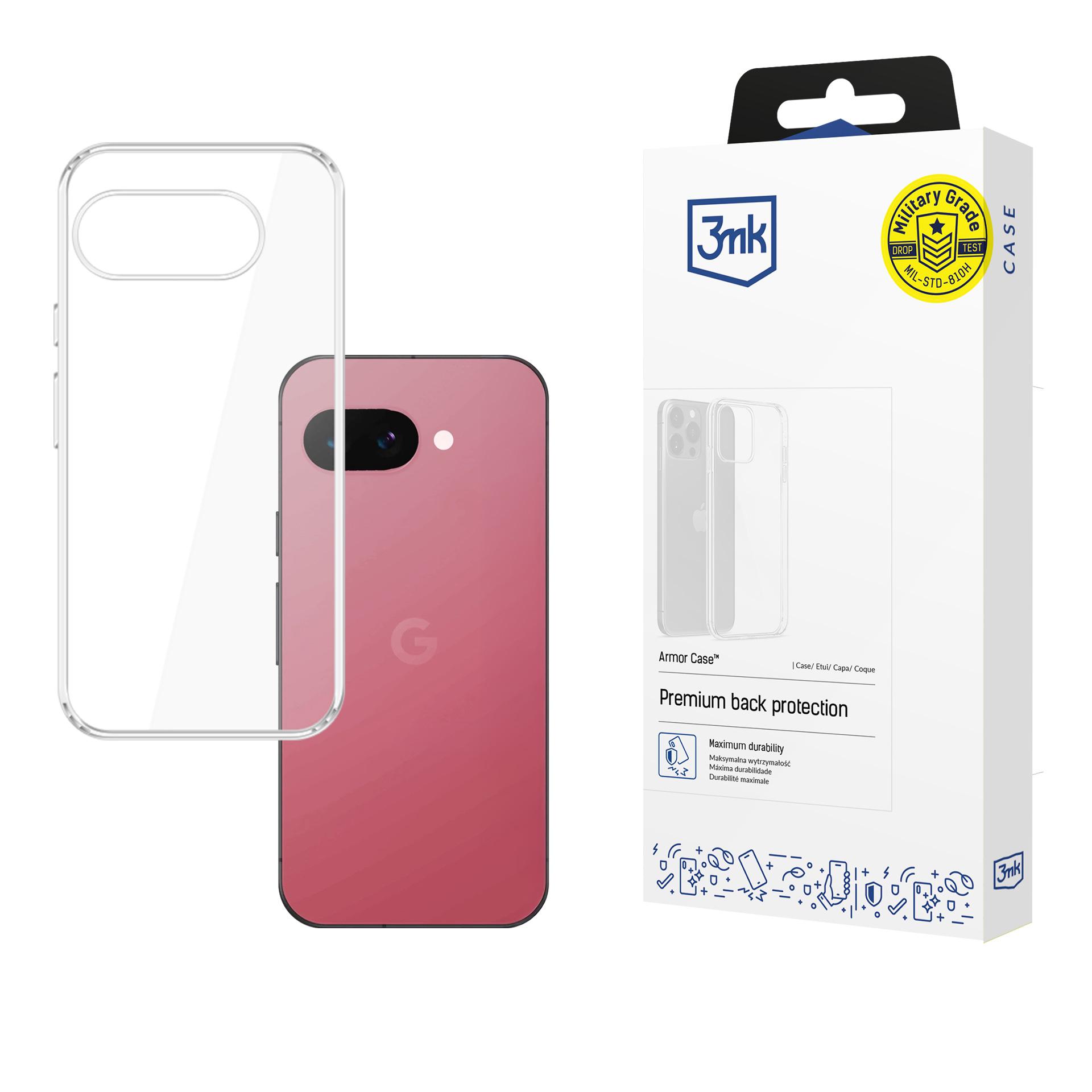 Oem Weiß Google Pixel 9A - 3Mk Armor Case