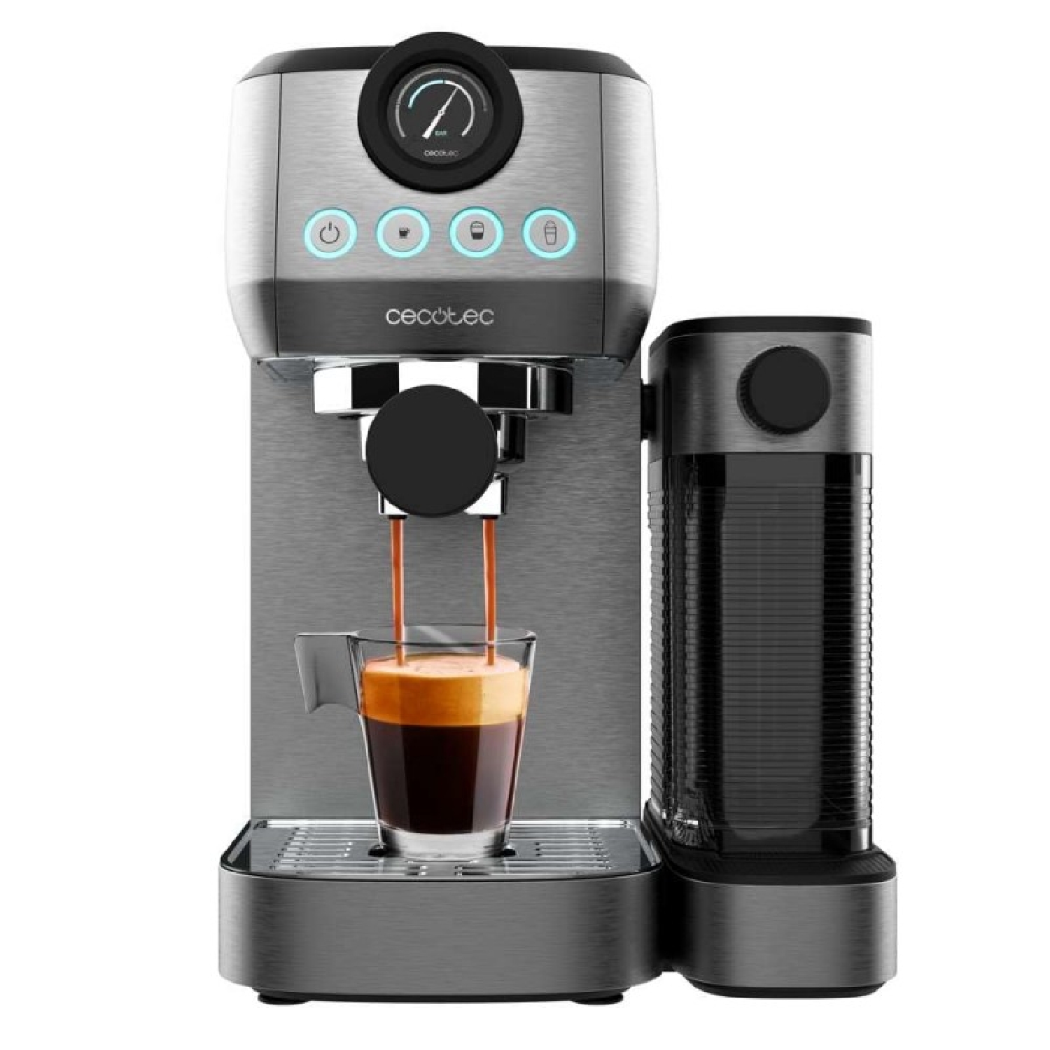 Cecotec Mehrfarbig Halbautomatische Kaffeemaschinen Power Espresso 20 Steel Pro Latte - Bild 5