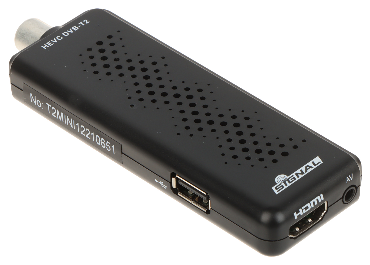 Signal Tuner TV T2-MINI (DVB-T, DVB-T2), TV Receiver, Schwarz - Bild 3