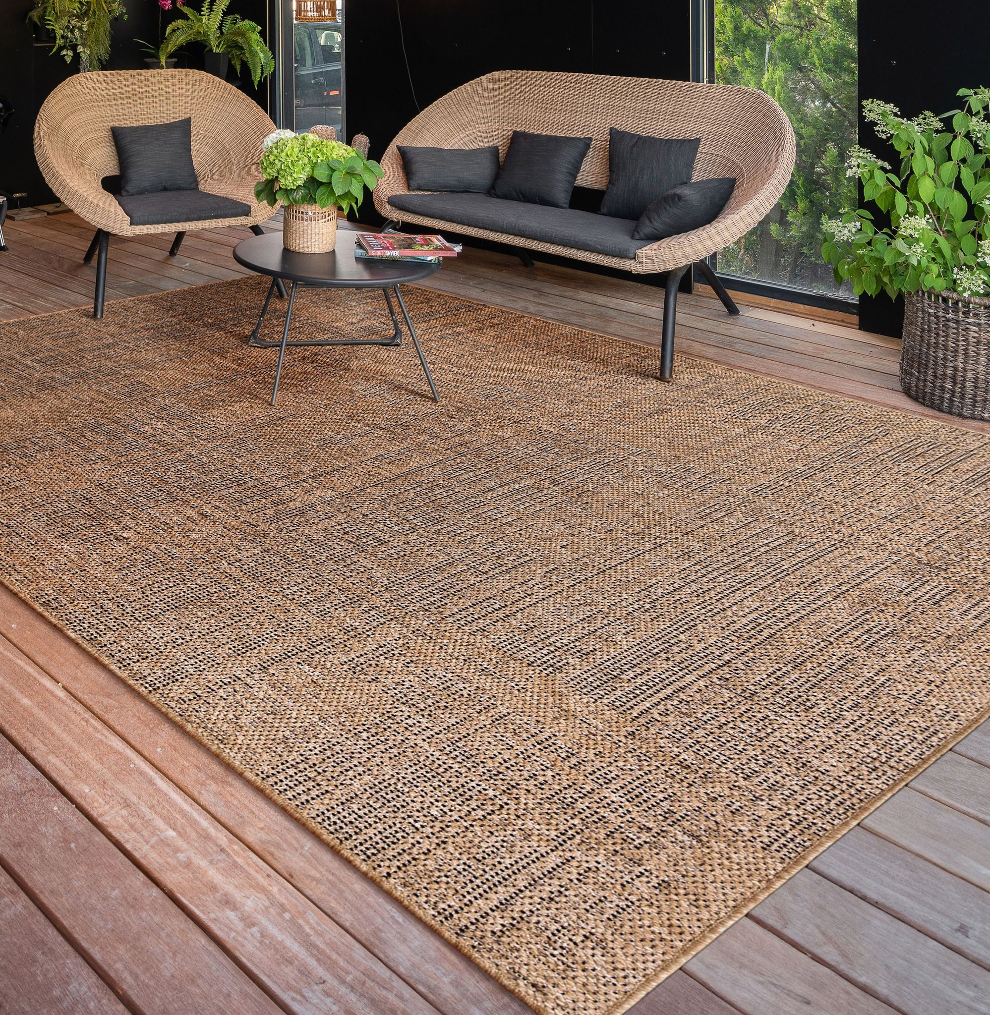 Paco Home - Tapis Exterieur Terrasse Salon Cuisine Lavable En Machine
