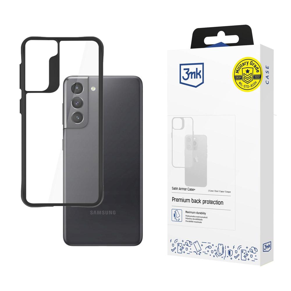 Oem Schwarz Samsung Galaxy S21 5G - 3Mk Satin Armor Case+