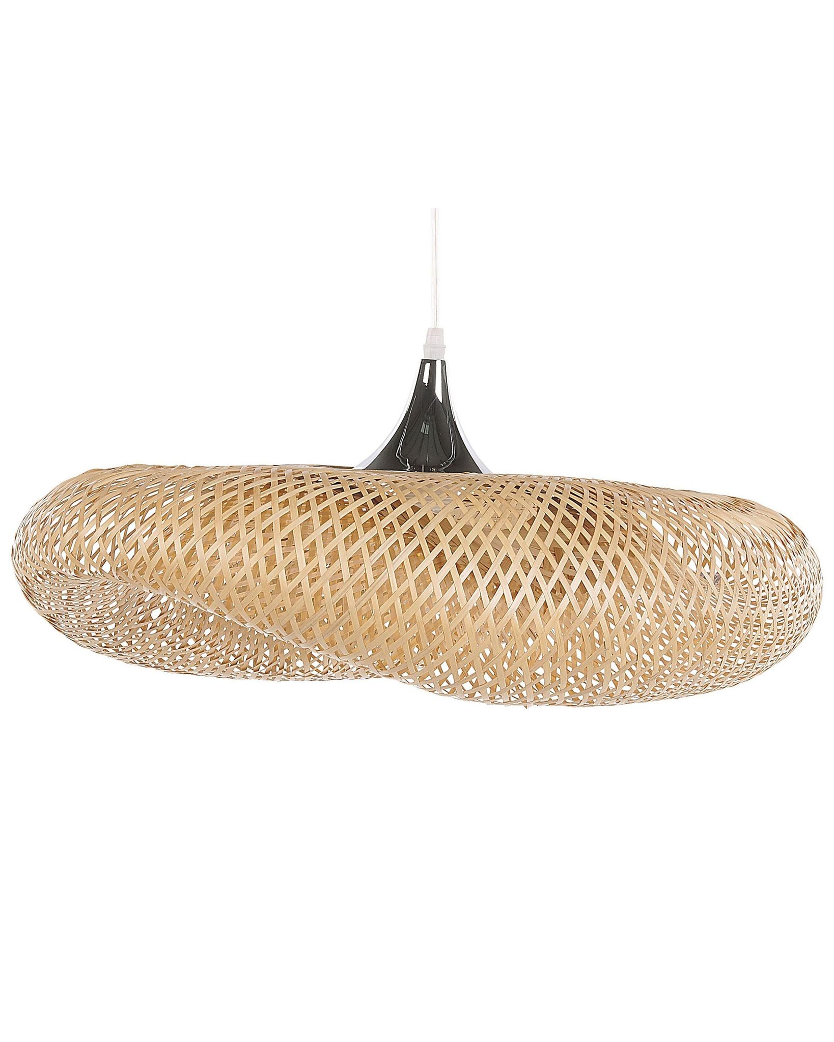 Lampe Luminaire Suspension Design 80 Cm En Bambou E27 40w Éclairage