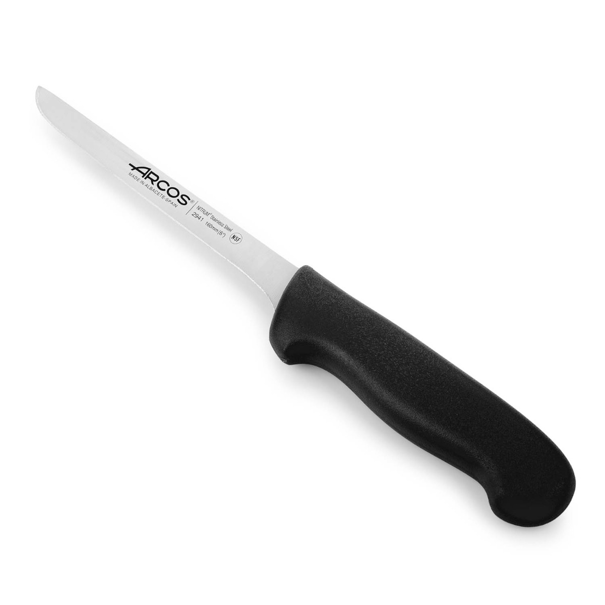 Arcos Schwarz Ausbeinmesser Farbe - Prof 294125 In Edelstahl Nitrum Und Mango Ergonomische E Polypropylenklinge Und 16 Cm Klinge, Schaukasten