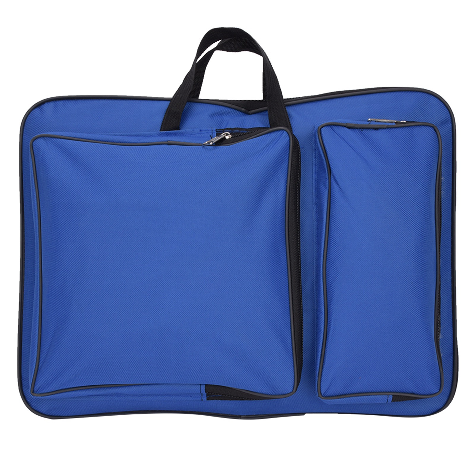 Sac à dessin format A3 imperméable, bandoulière épaisse, bleu