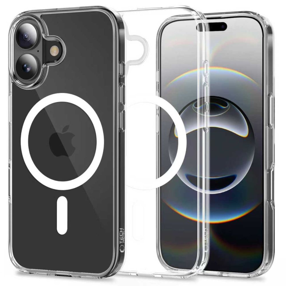 Oem Transparent Iphone 17 Magsafe Flexair Hybrid-Hülle –