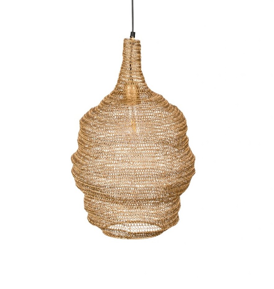 M&s - Suspension, Lampe De Plafond Lena Boite A Design Laiton En Metal
