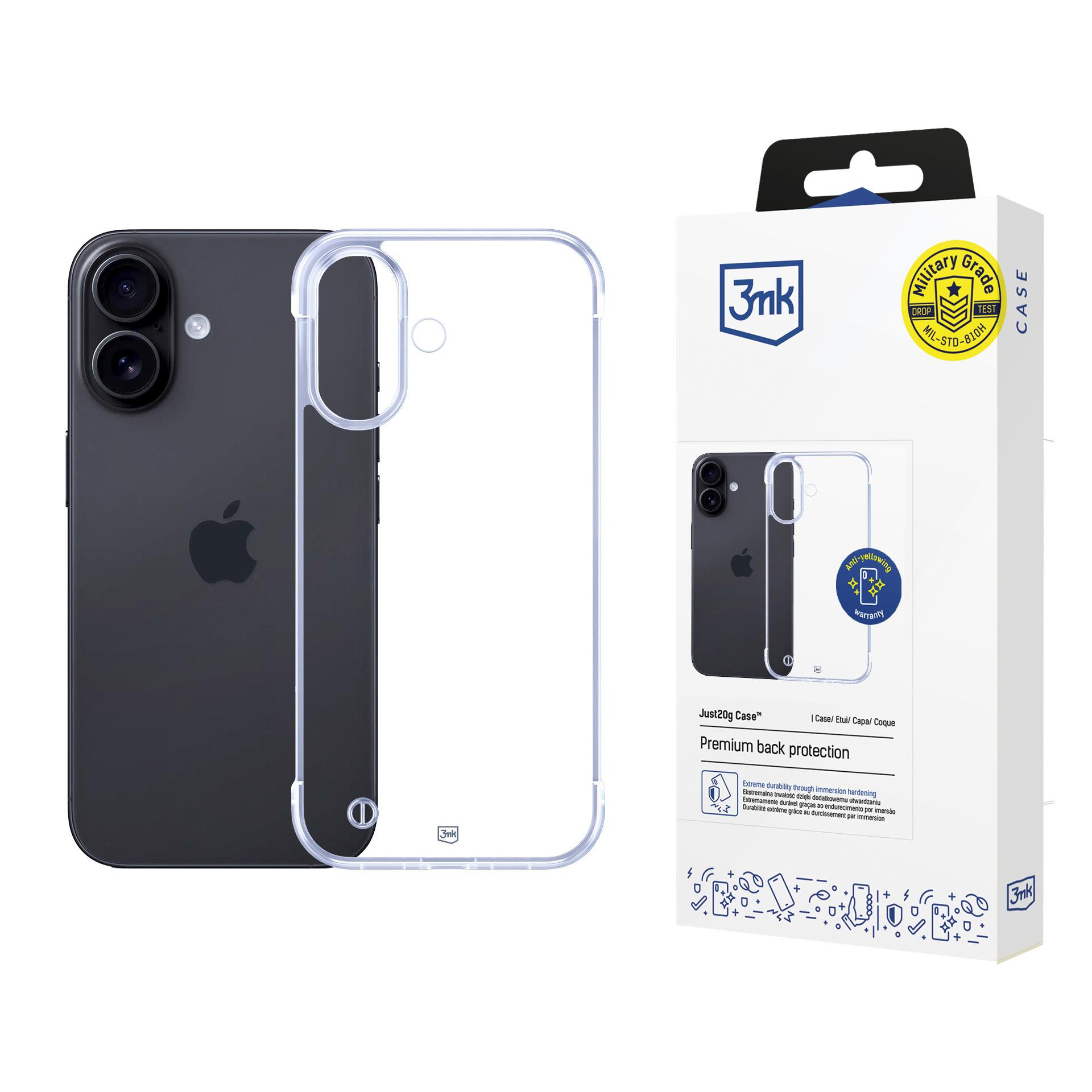 Oem Transparent Apple Iphone 16 - 3Mk Just20g Klarsichthülle