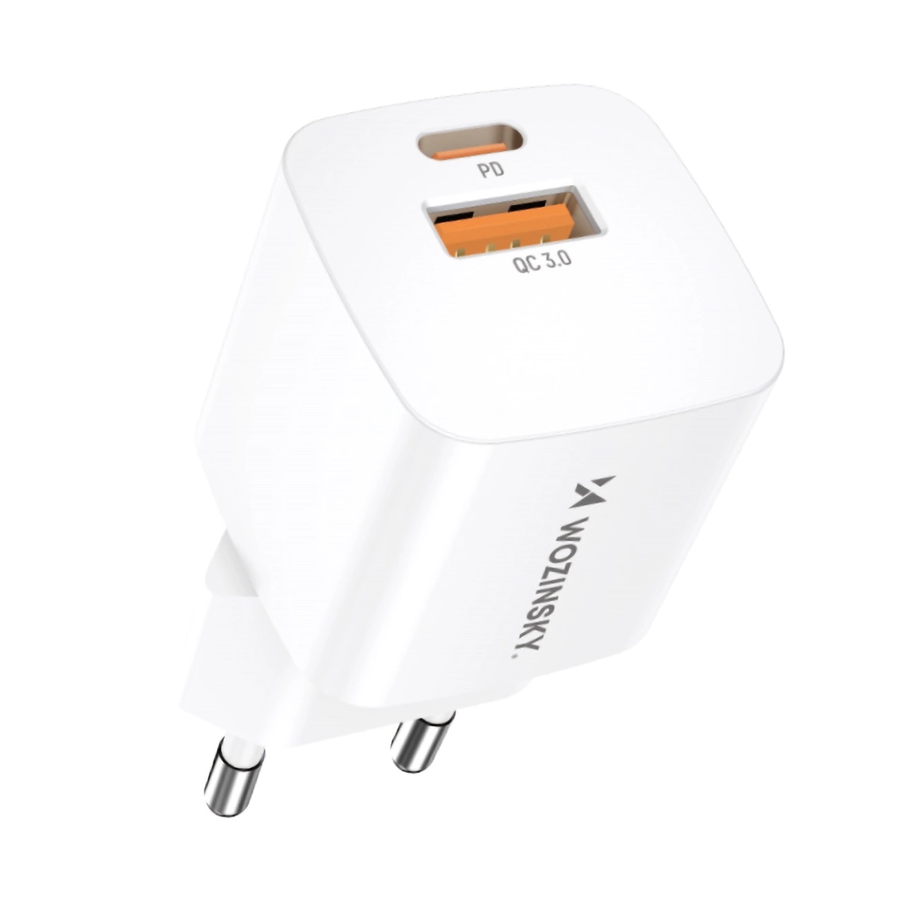 Wozinsky CMWCW 20W USB-C USB-A wall charger - white - Bild 4