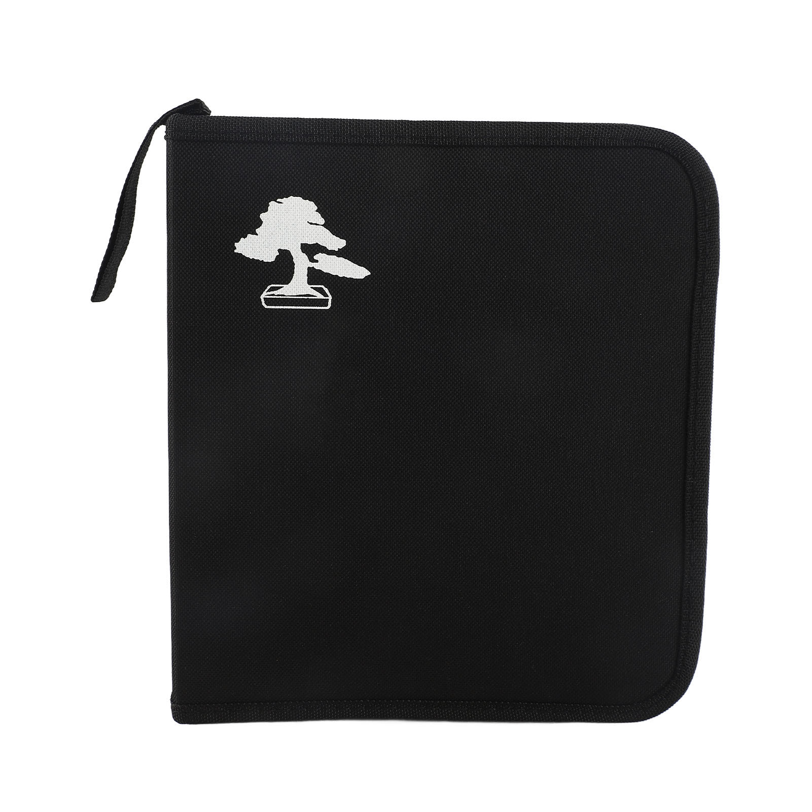 Sac de rangement pour outils de bonsaï, tissu, noir, 6 outils de 23,5 cm, format portatif