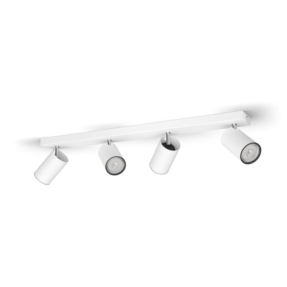 Philips Kosipo Decken-/Wandspot, 4x, Strahler Oberflächenbeleuchtung, GU10, 4 Glühbirne(n), LED, 220-240 V, Weiß - Bild 3
