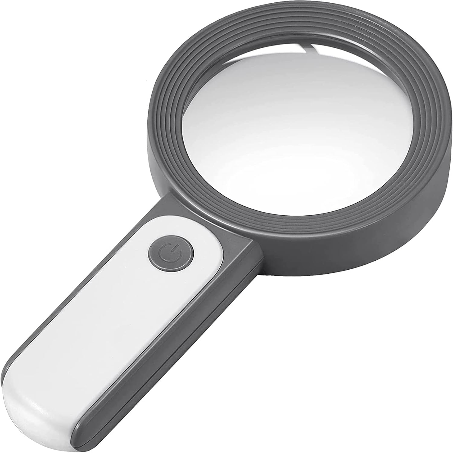 Grande loupe de poche 30x avec éclairage 18 LED, 3 modes, chiffon de nettoyage
