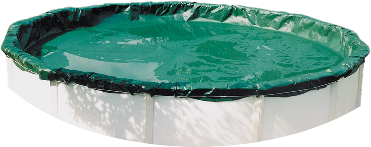 Steinbach - Abdeckplane 'Winter' Für Runde Swimming Pool Stahlwandbecken, Grün, Ø 360 Cm 9008748360104