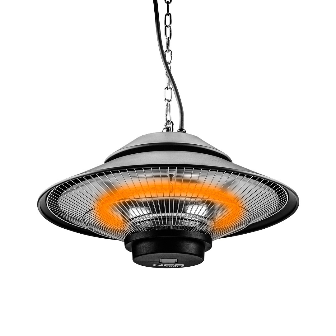 Neo Tools Schwarz Deckenheizung 1500W Ip44 Mit Fernbedienung - T N90-034