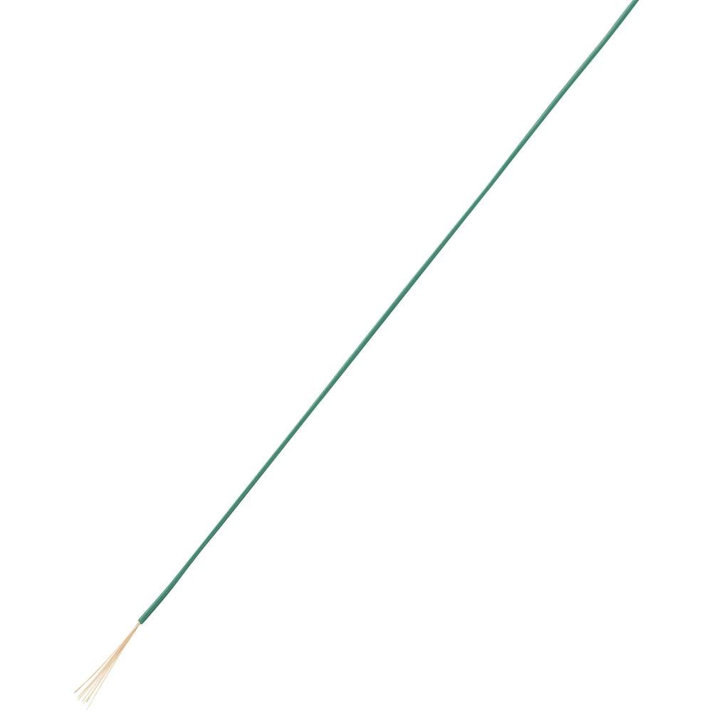TruComponents 1567847 Strand Wire 1x0.75 mm² Green 25 m