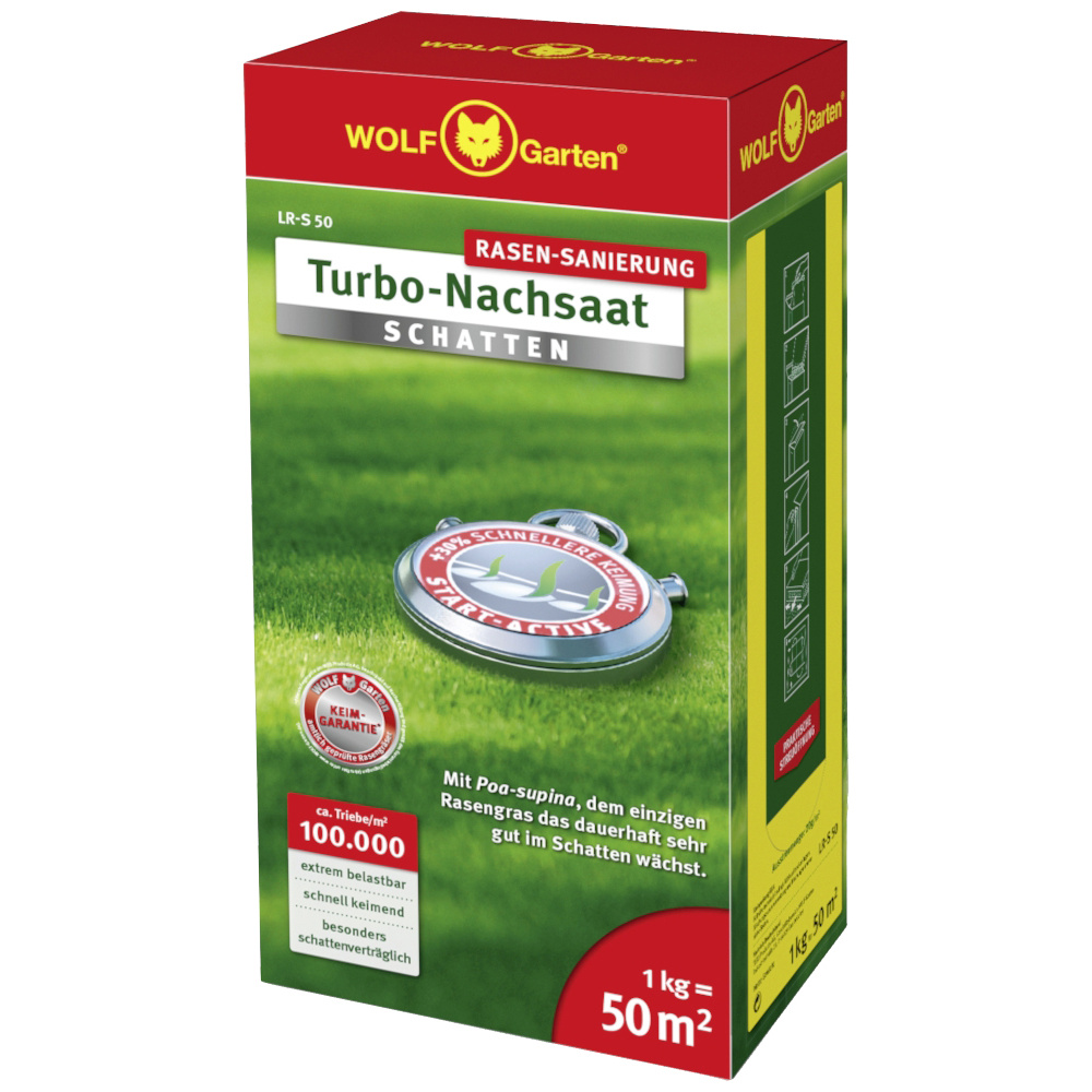 Wolf-Garten 3826636 Lr-S 50 Turbo-Nachsaat Schatten Für 50 M² 1 St.