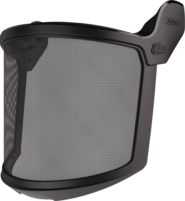 Abus Vollvisier Mesh Metall Schwarz, Mesh Ce Iso 16321-3:2021