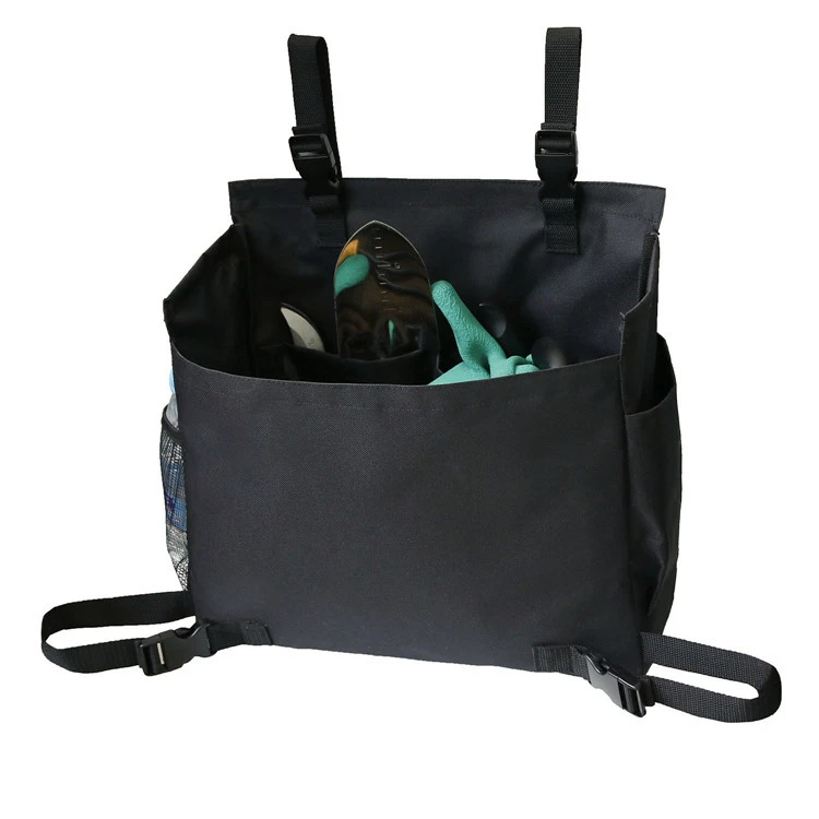 Sac de rangement pour tondeuse à gazon, tissu Oxford 600D, poches latérales et arrière