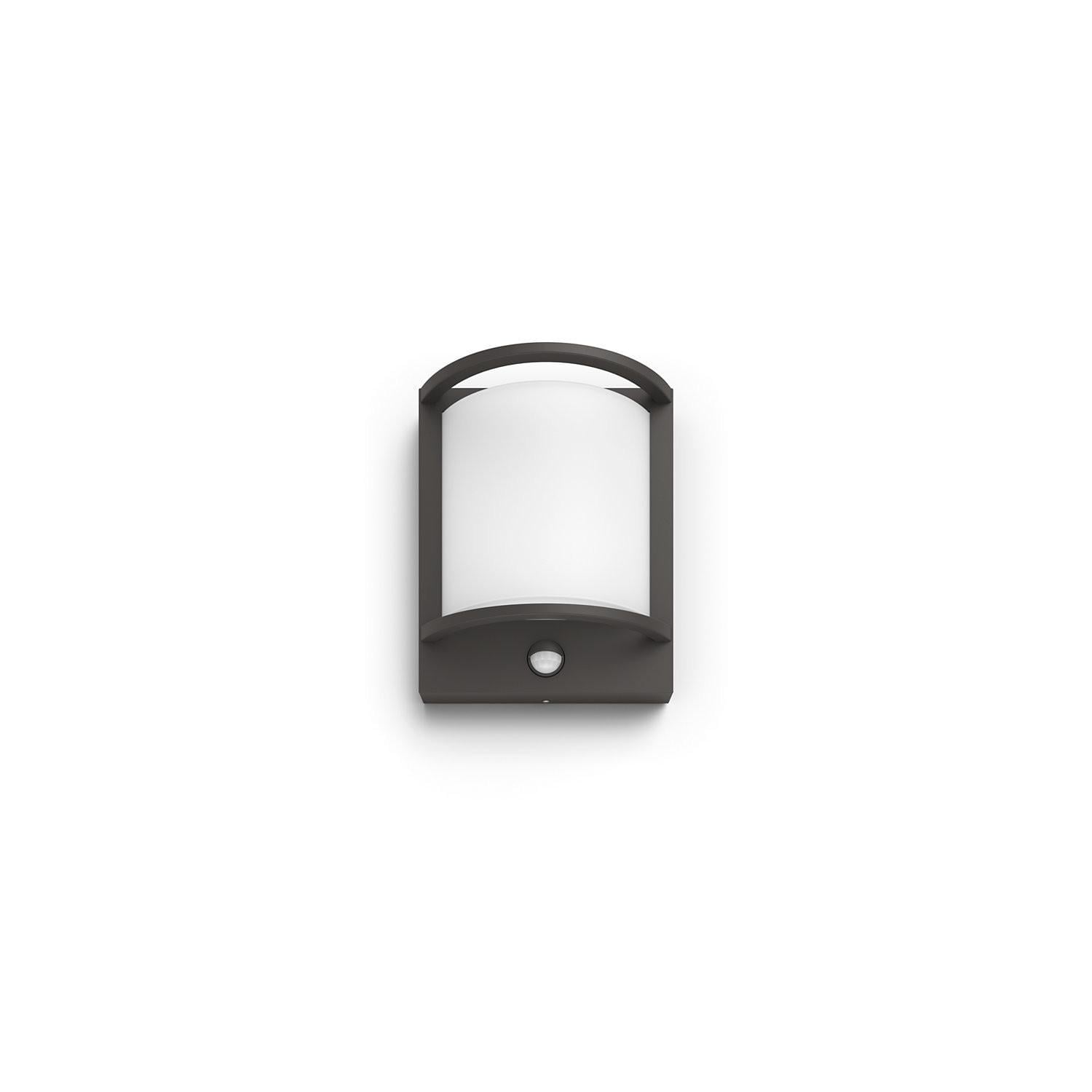 Anthrazit Philips Mygarden - Led-Wandleuchte Für Den Außenbereich 23X19 Cm, 2700 K, 12 W, Mit Sensor, 915005554501 - Bild 4