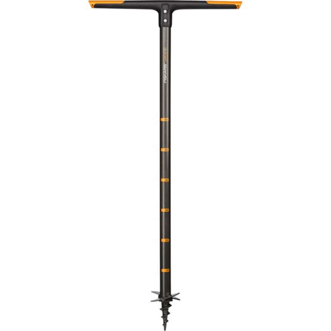 Fiskars Orange/Schwarz Gartenhandwerkzeug, Quikdrill S Handerdbohrer - Image 3