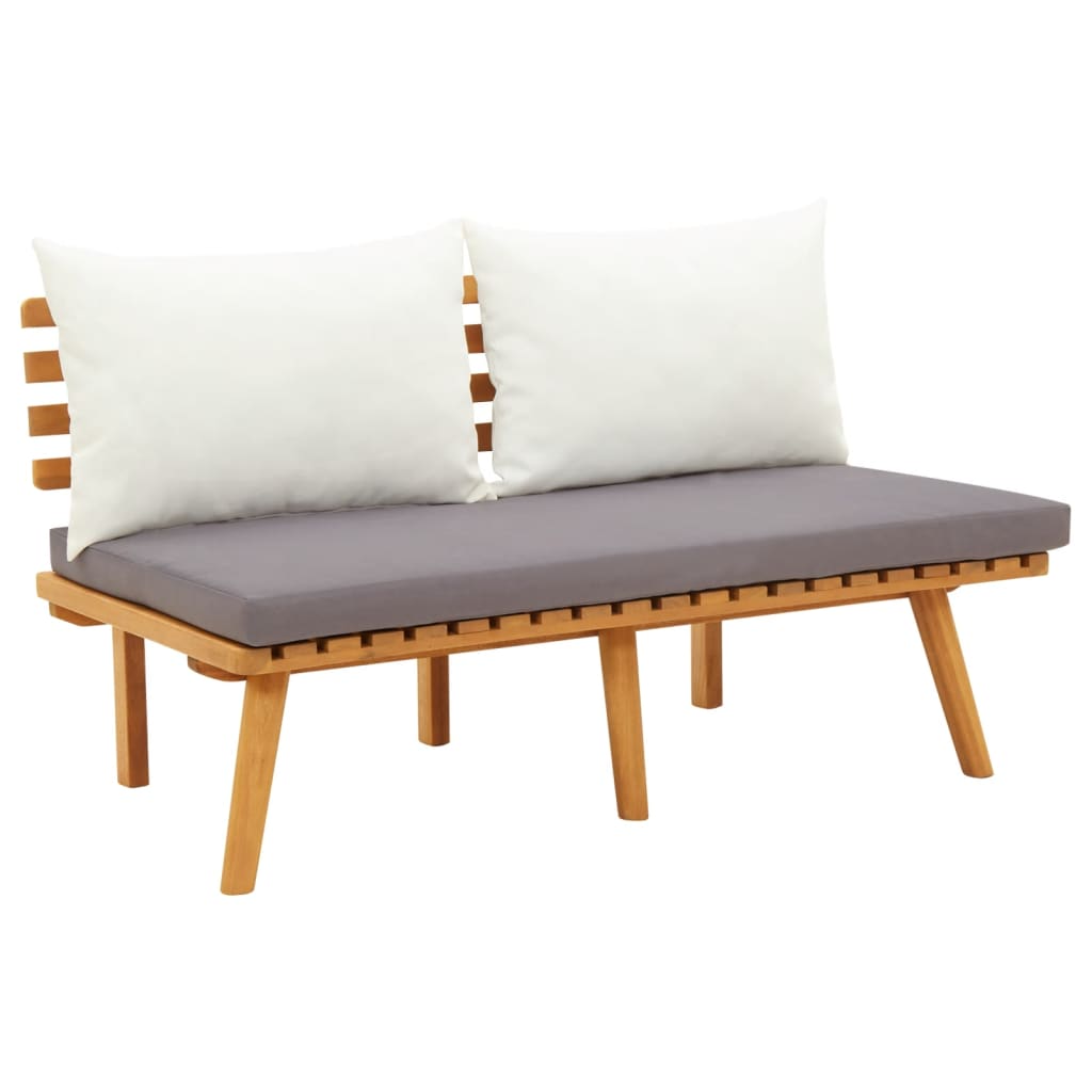 Vidaxl - Banc De Jardin Avec Coussins 115 Cm Bois Solide D'Acacia