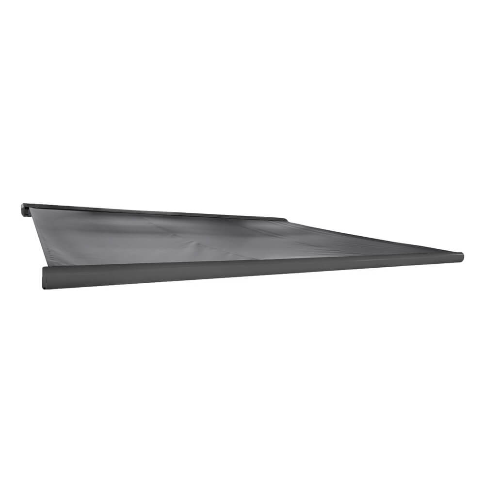 HOME DELUXE LED Vollkassettenmarkise elektrisch ELOS - 500 x 300 cm Anthrazit
