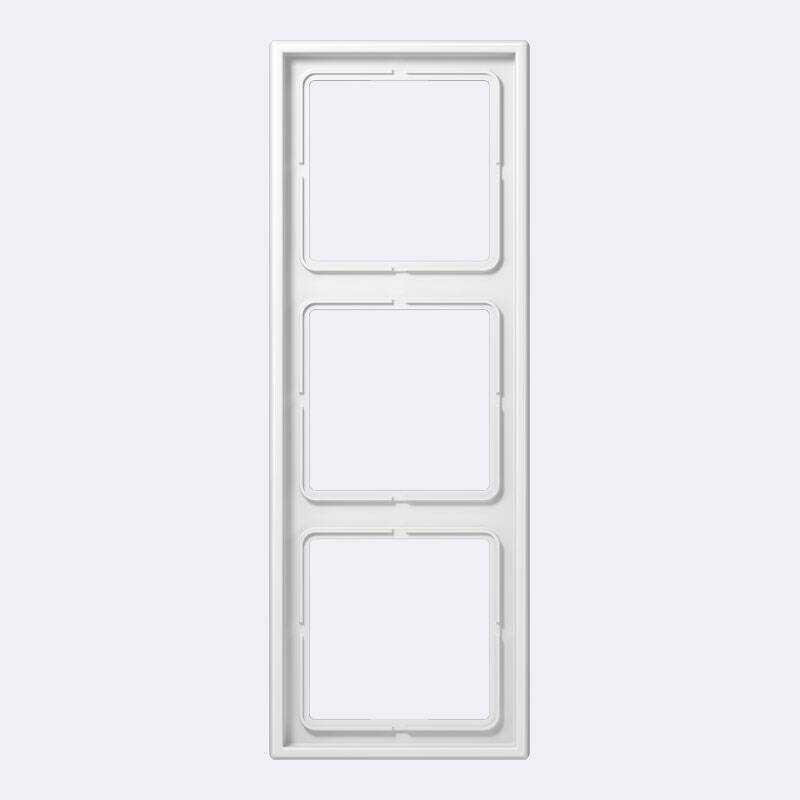 Jung LS 983 WW LS 990 Frame 3x Alpine White Sleek Modern Design