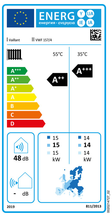 Vaillant Grün Flexotherm Exclusive Vwf 157/4 (Sole/Wasser), 0010030747 - Image 2