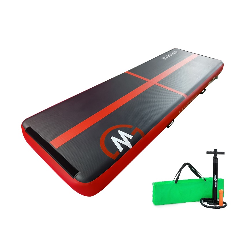 Oem Airtrack Akrobatikbahn Master 300 X 100 X 10 Cm - Schwarz Und Rot 8592833009661
