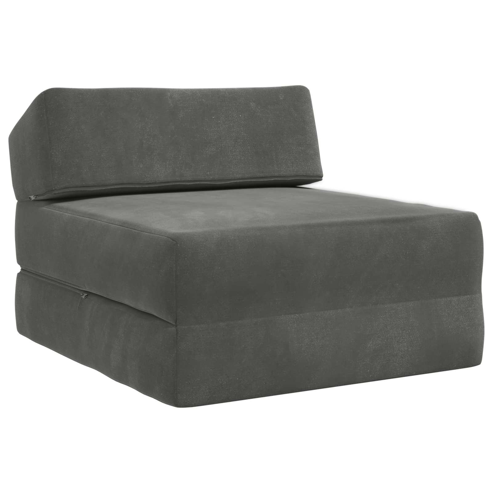 Foldable Sofa Bed Dark Grey 60 X 70 X 41 Cm Fabric Vidaxl