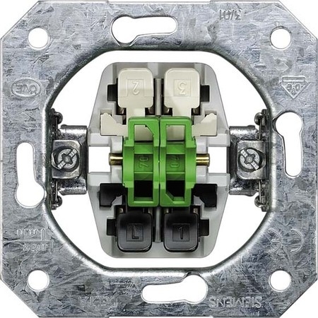Siemens 5TA2114 DELTA Shutter Insert Pushbutton Flush Mount 10A 25...