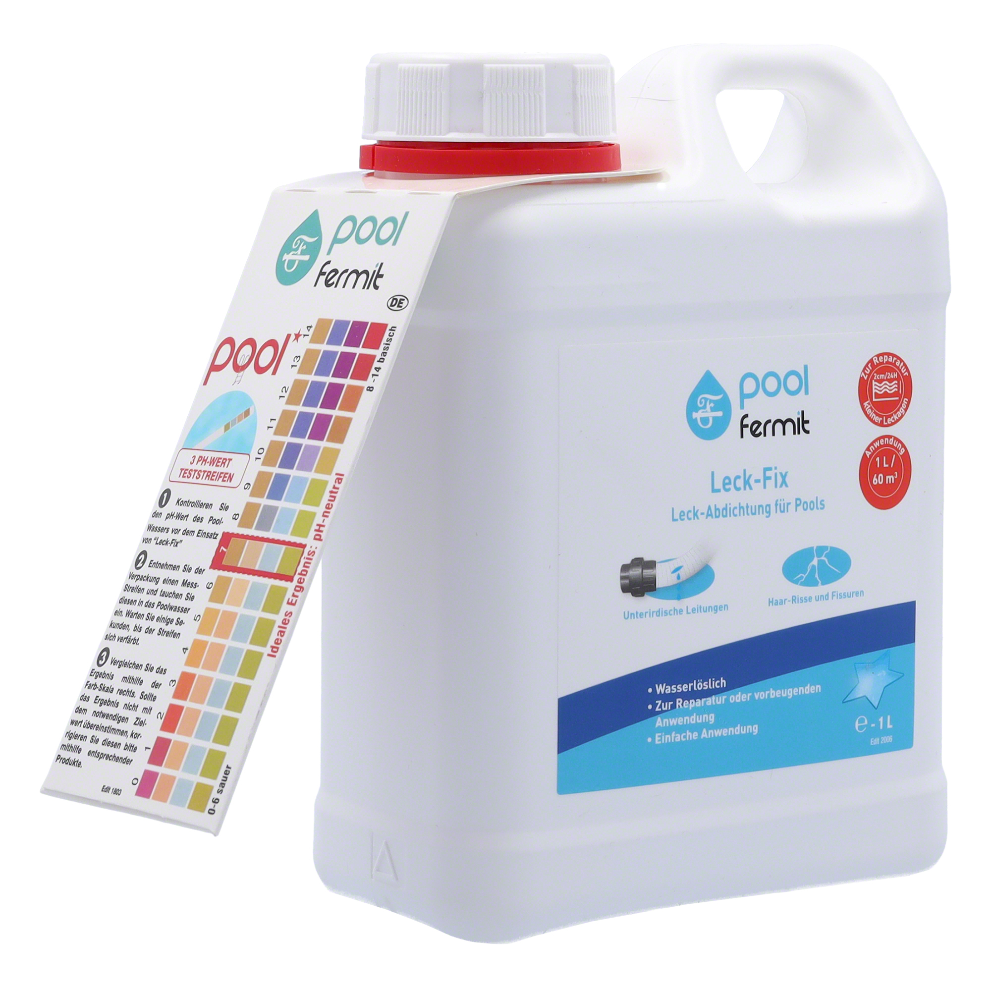 Fermit Gmbh Farblos Fermit | Leck-Fix Dichtmittel Für Pools | 1 Liter - Image 3