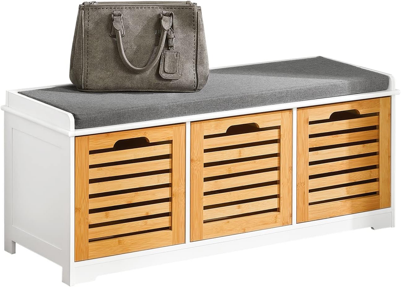 Sobuy - Banc De Rangement 105×35×43 Cm Avec Assise Confort