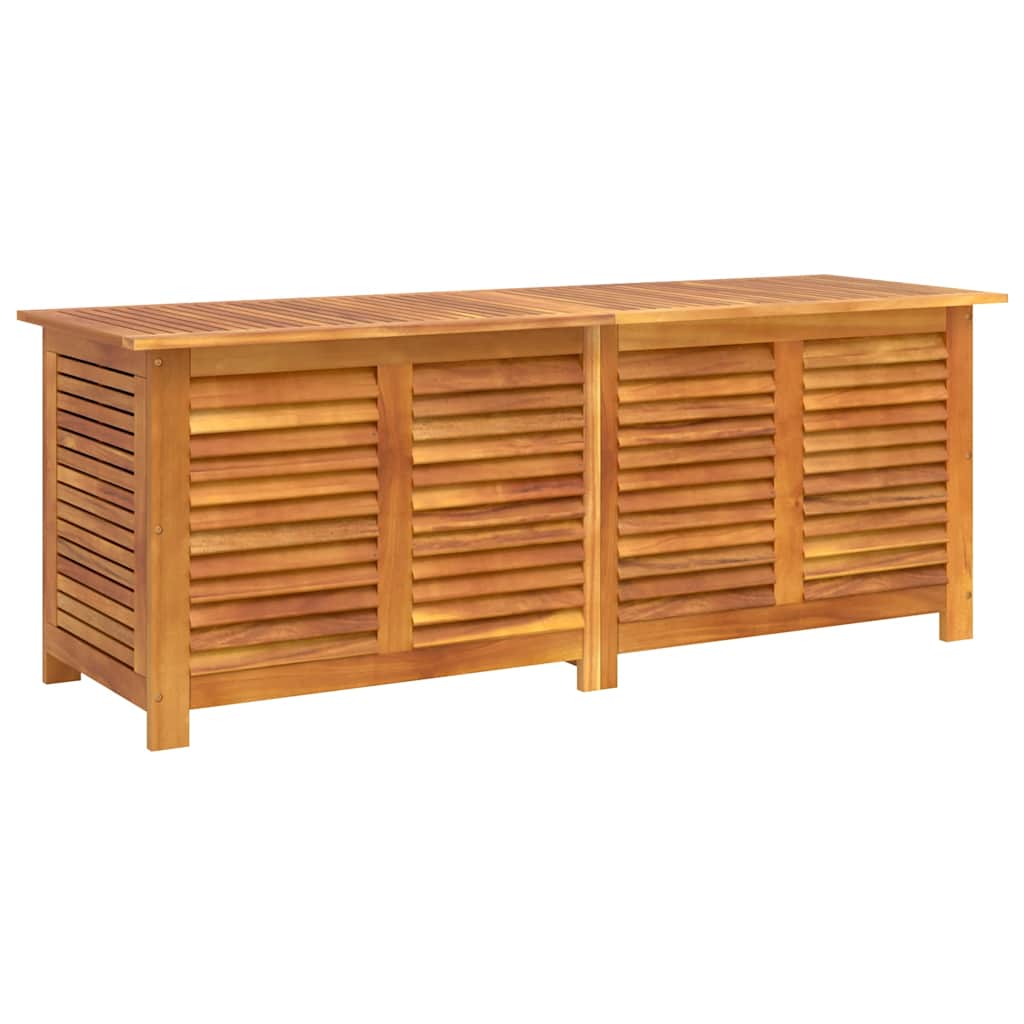 Braun Gartenbox Mit Lüftungsschlitzen 150X50x56 Cm Massivholz Akazie Vidaxl - Bild 3
