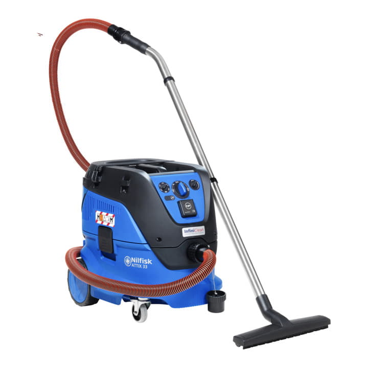 Nilfisk Blau/Grau Industriestaubsauger, Attix 33-2M Ic (Nass-Trockensauger) - Bild 2