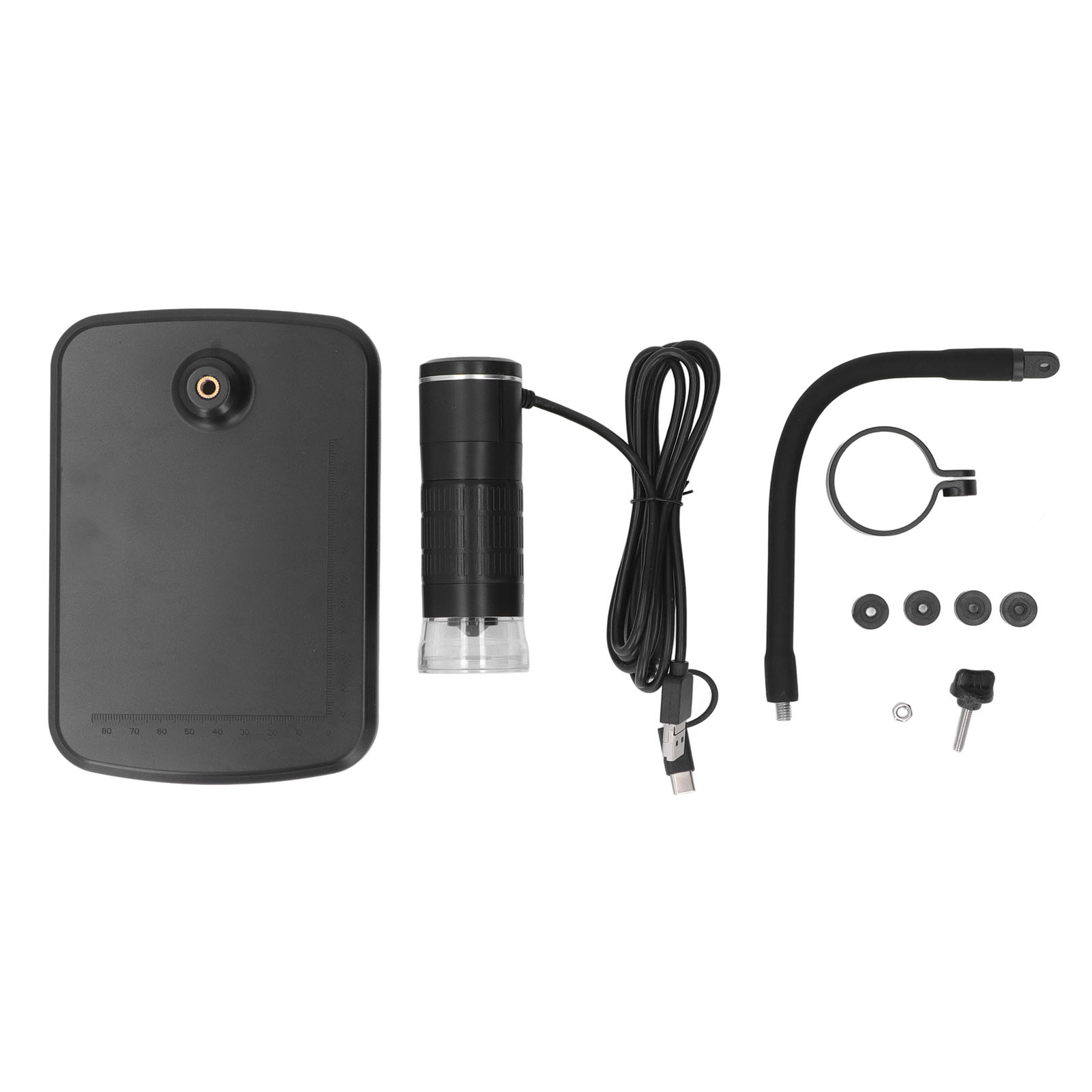 Microscope numérique portable 3-en-1 USB, grossissement 50 à 1000x, loupe électronique à main pour pièces de monnaie et cuir chevelu