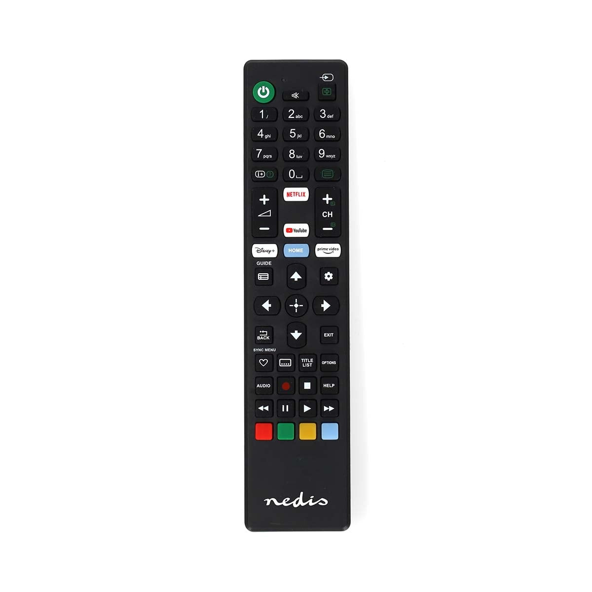 Nedis Schwarz Ersatzfernbedienung Geeignet Fur Sony Behoben 1 Gerat Amazon Prime Disney Taste Netflix Schaltflache Youtube Schaltflache Infrarot