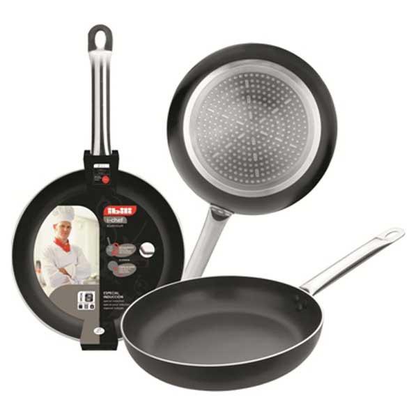Ibili Versilbert I-Chef Bratpfanne Silber 18 Cm Antihaft