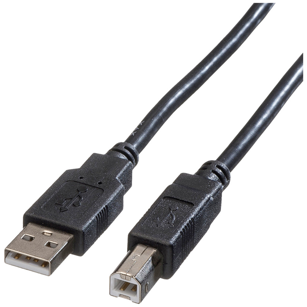 Itb Schwarz Roline Usb-Kabel Usb 2.0 Usb-A Stecker, Usb-B Stecker 3.00 M Geschirmt 11.02.8830