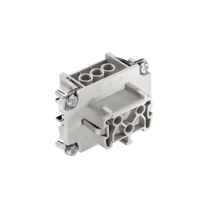 LAPP 10191000 Buchseneinsatz EPIC® H-B 6 Gesamtpolzahl 6 + PE 1St.