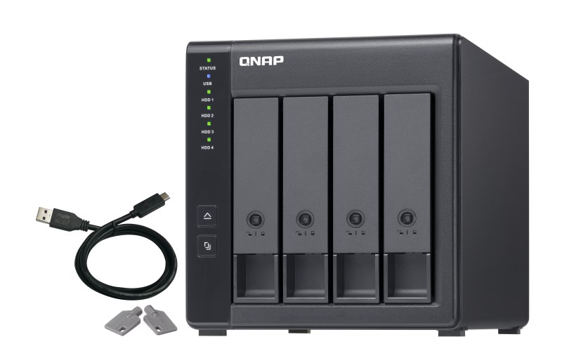 Qnap Externe Festplatte 4-Bay Usb 3.2 Gen 1 Type-C Raid Tr-004 - Bild 9