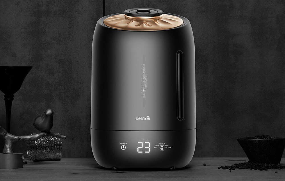 Deerma Schwarz F600 Luftbefeuchter Und Gold 5L