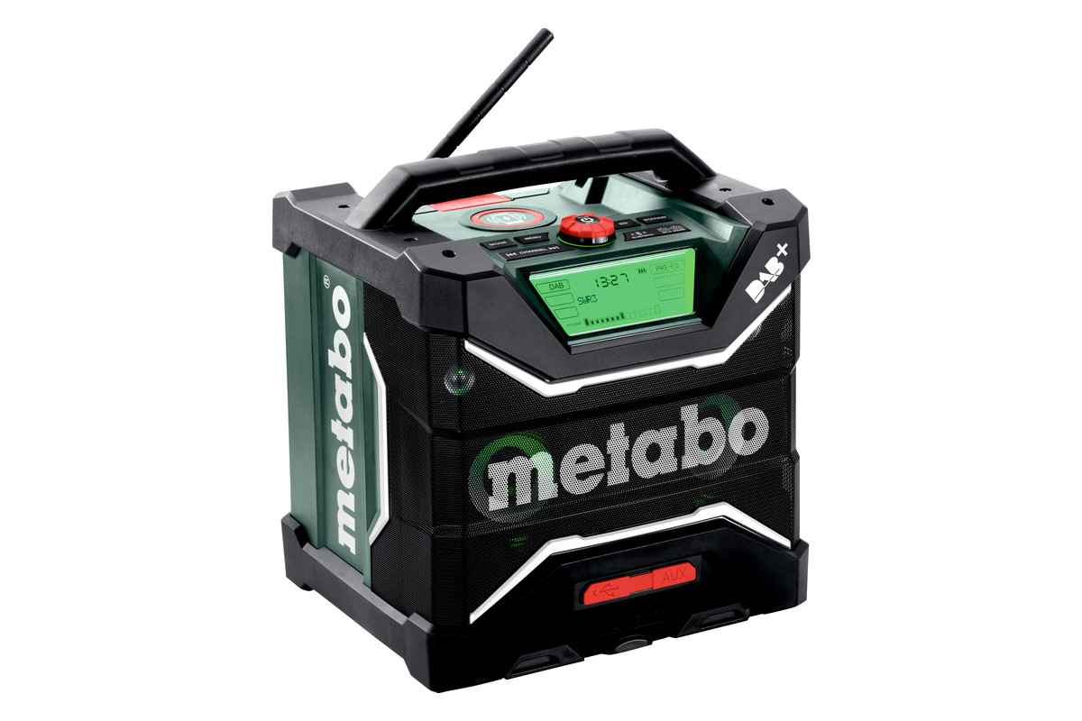 Akku-baustellenradio Rc 12-18 32w Bt Dab+ Mit Akku-ladefunktion Ohne Akku - Metabo